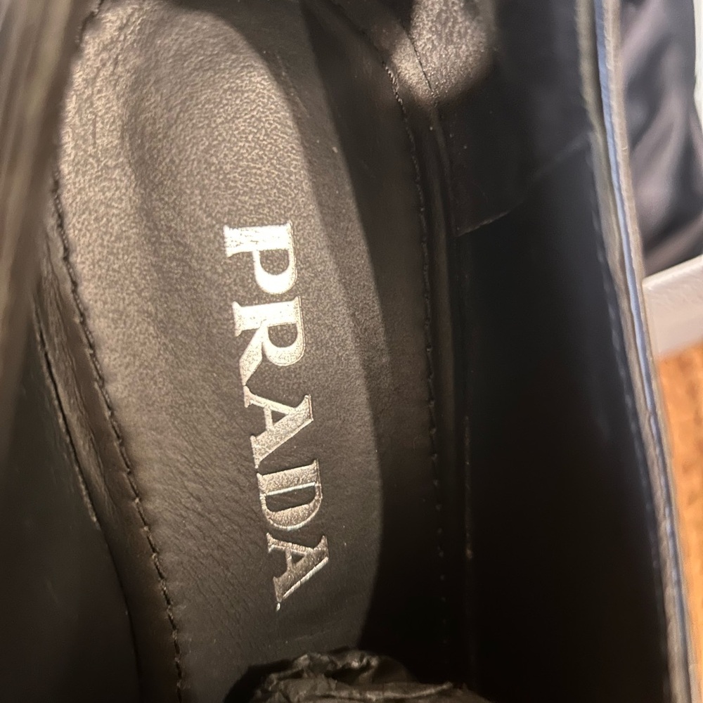 Prada Women's Black Slip-On Loafers - Picture 7 of 8